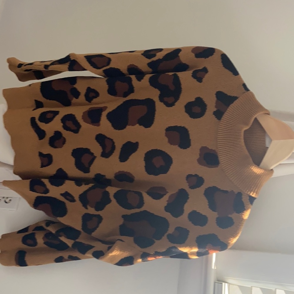 Who What Wear Cheetah Sweater